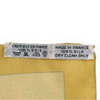 Hermes Scarf Carre 90 Beige Brown L'or des — view 7