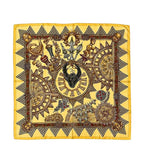 Hermes Scarf Carre 90 Beige Brown L'or des