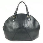 Hermes Handbag Ile de Veau Leather Black