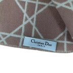 Dior Christian Cannage Cashmere Muffler Shawl Beige Scarf — view 6
