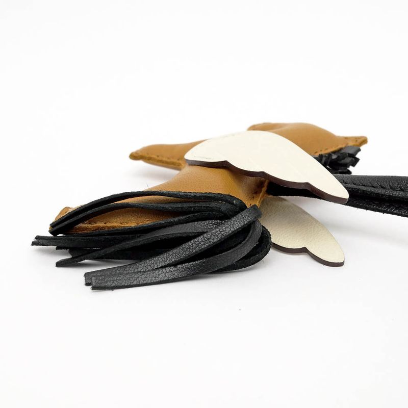 Hermes Pegase Pegasus PM Sesame Nata Black Anyo-miro Bag Charm — view 4