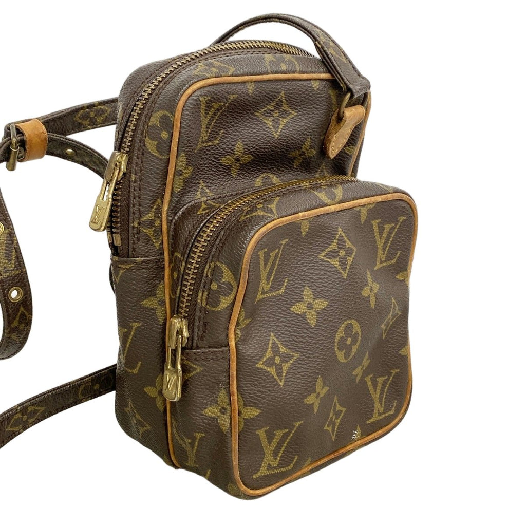 Louis Vuitton Shoulder Bag Monogram Mini Amazon Brown — view 2