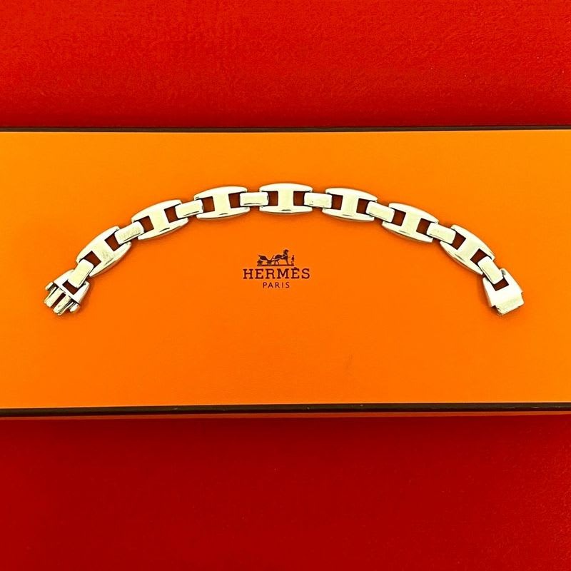 Hermes Cassiopeia Silver 925 Bracelet Bangle Accessories Small Items — view 2
