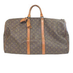 Louis Vuitton Monogram Keepall 55 Boston Bag