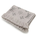 Louis Vuitton Logomania Scarf 94% Wool 6% Silk