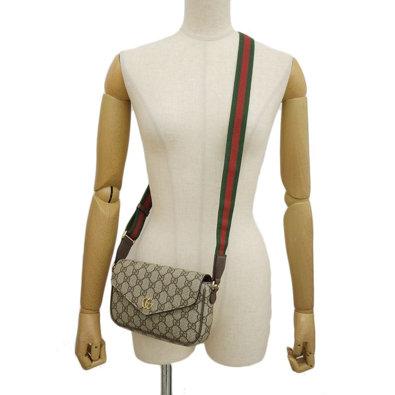 Gucci GG Supreme Sherry Line Shoulder Bag — view 8