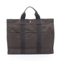 Hermes Tote Her Line MM Gray Canvas