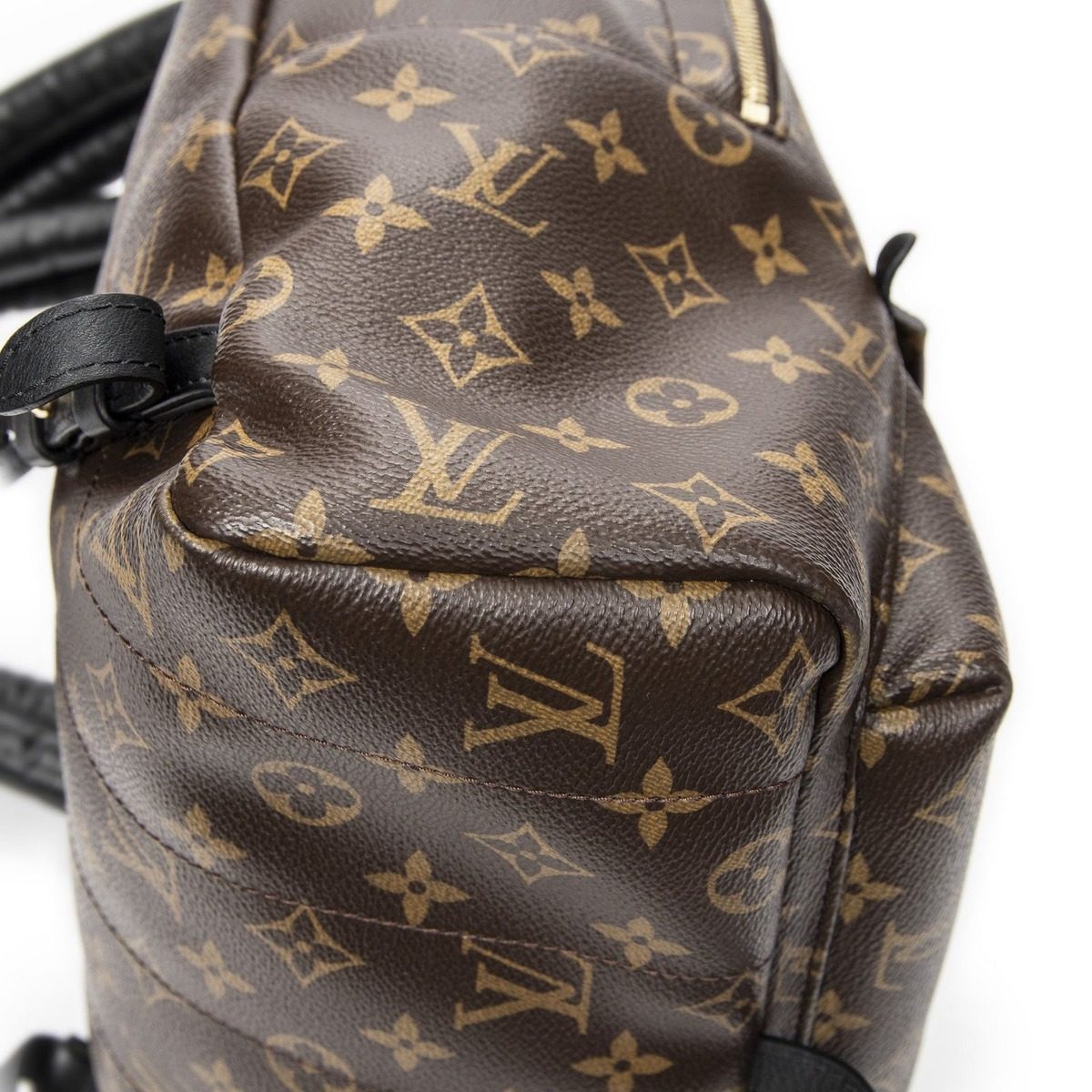 Louis Vuitton Palm Springs Brown Monogram Canvas Messenger Bag — view 8