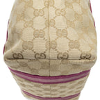 Gucci Web Vertical Jolique Tote Pink Beige GG Canvas — view 8