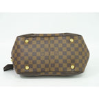 Louis Vuitton Verona PM Damier Ebene Tote Handbag Brown — view 3