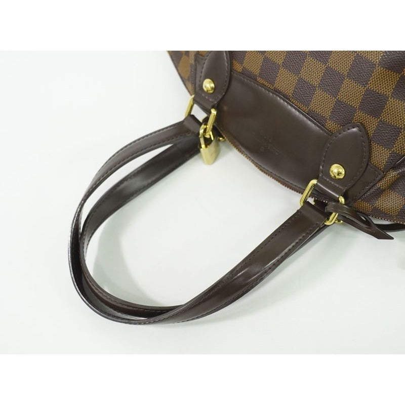 Louis Vuitton Verona PM Damier Ebene Tote Handbag Brown — view 5
