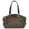 Louis Vuitton Verona PM Damier Ebene Tote Handbag Brown