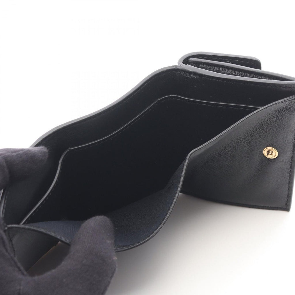 Fendi Trifold Wallet Baguette 8 M0395 Aajdf0 kur Nero Leather — view 4