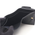 Fendi Trifold Wallet Baguette 8 M0395 Aajdf0 kur Nero Leather — view 4