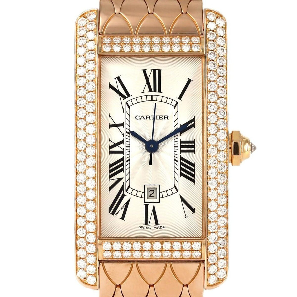 Cartier Tank American MM PG Rg Automatic Volume