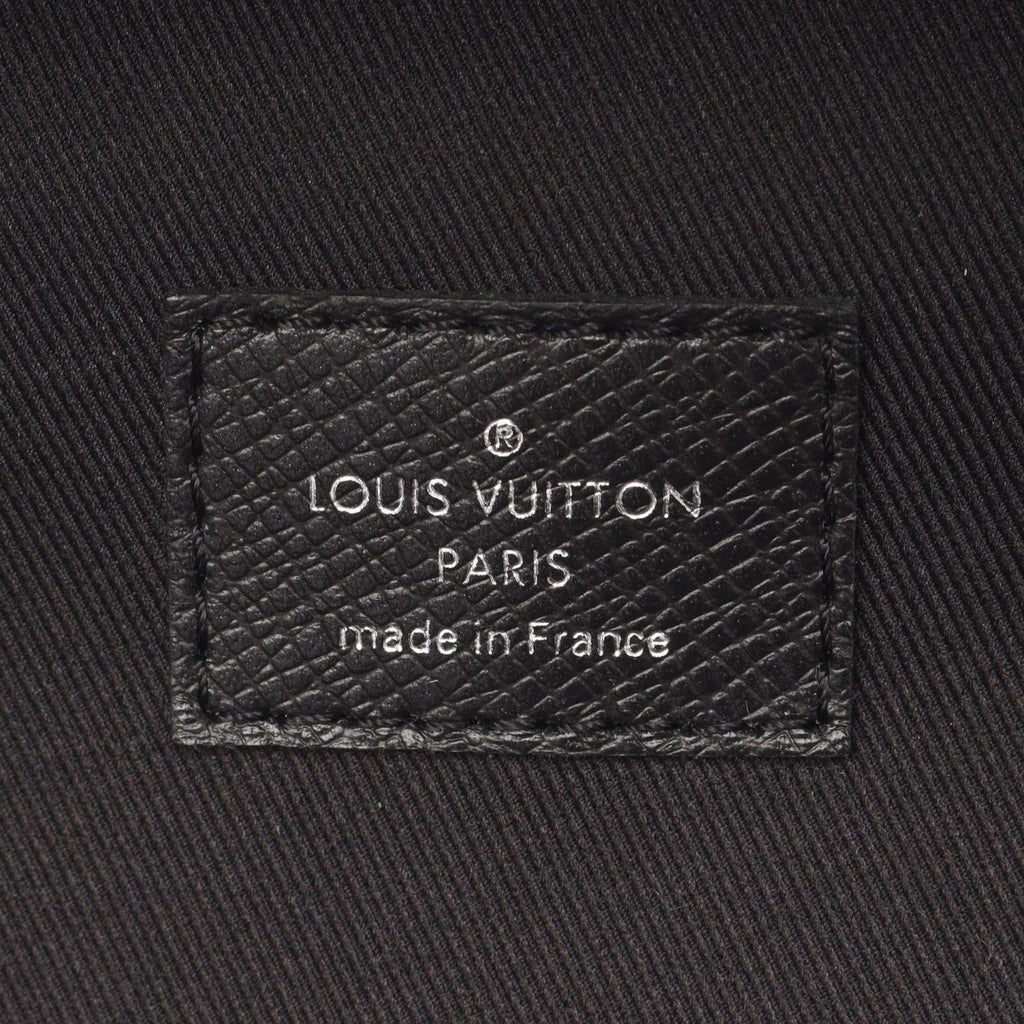 Louis Vuitton Backpack Alex Noir Black Leather — view 4