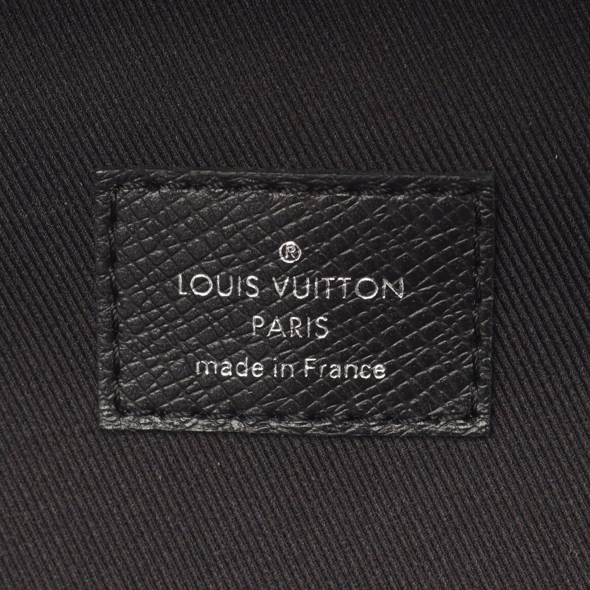 Louis Vuitton Backpack Alex Noir Black Leather — view 4