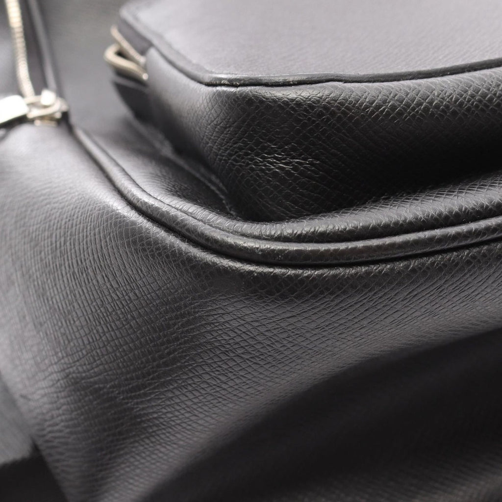 Louis Vuitton Backpack Alex Noir Black Leather — view 6