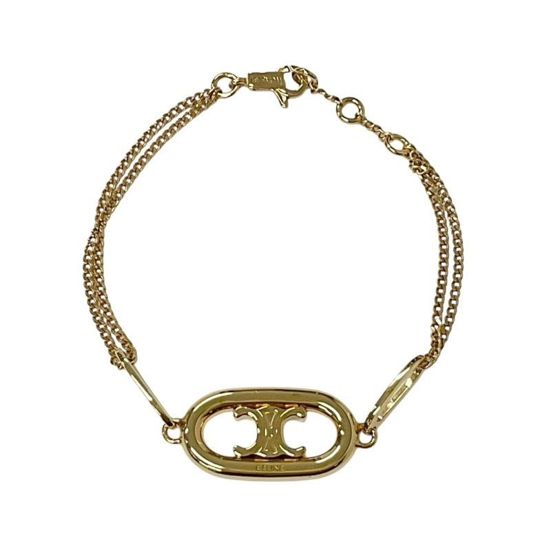 Celine Bracelet Bangle Cuff Gold Triomphe