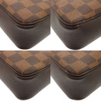 Louis Vuitton Trousse Makeup Damier Brown Handbag 0994 — view 4