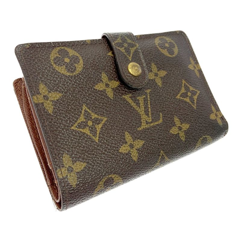 Louis Vuitton Monogram Porte Monnaie Vieviennois Brown Bifold — view 3