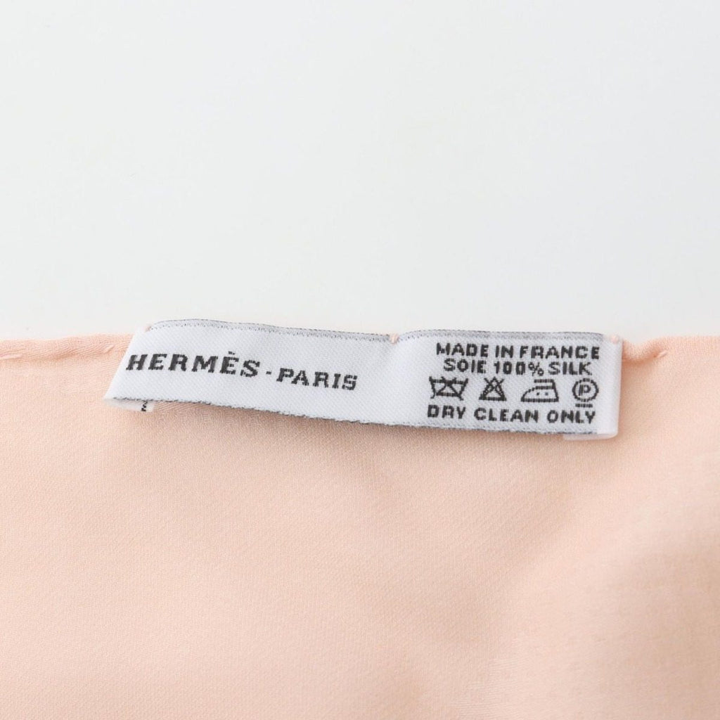 Hermes Shawl New Bliss Chiffon Pink Silk Scarf — view 2