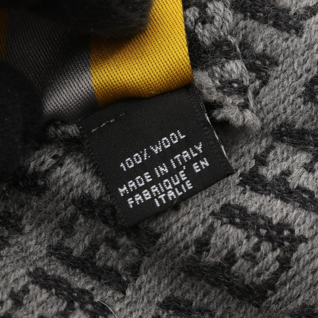 Fendi Scarf FF Pattern Wool — view 4