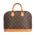 Louis Vuitton Alma Monogram Handbag Canvas Brown