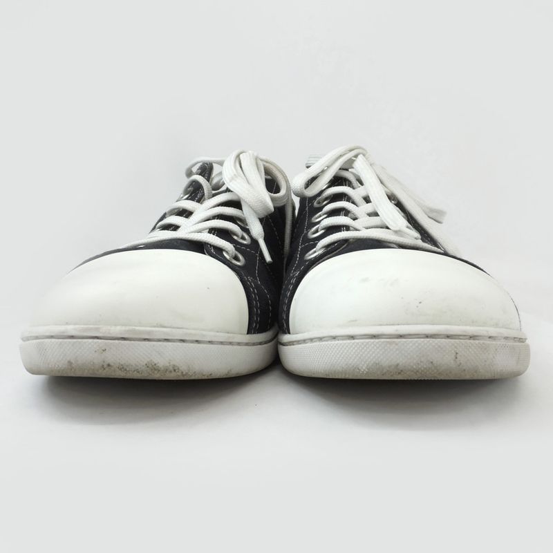 Louis Vuitton Low Cut Sneakers Navy Size 7 White — view 2