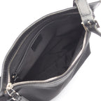 Gucci Shoulder Bag Black Canvas Leather — view 3