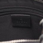 Gucci Shoulder Bag Black Canvas Leather — view 4