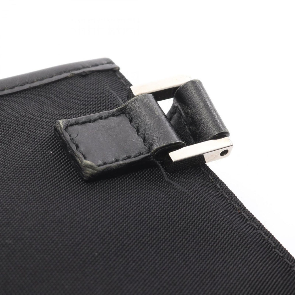 Gucci Shoulder Bag Black Canvas Leather — view 5