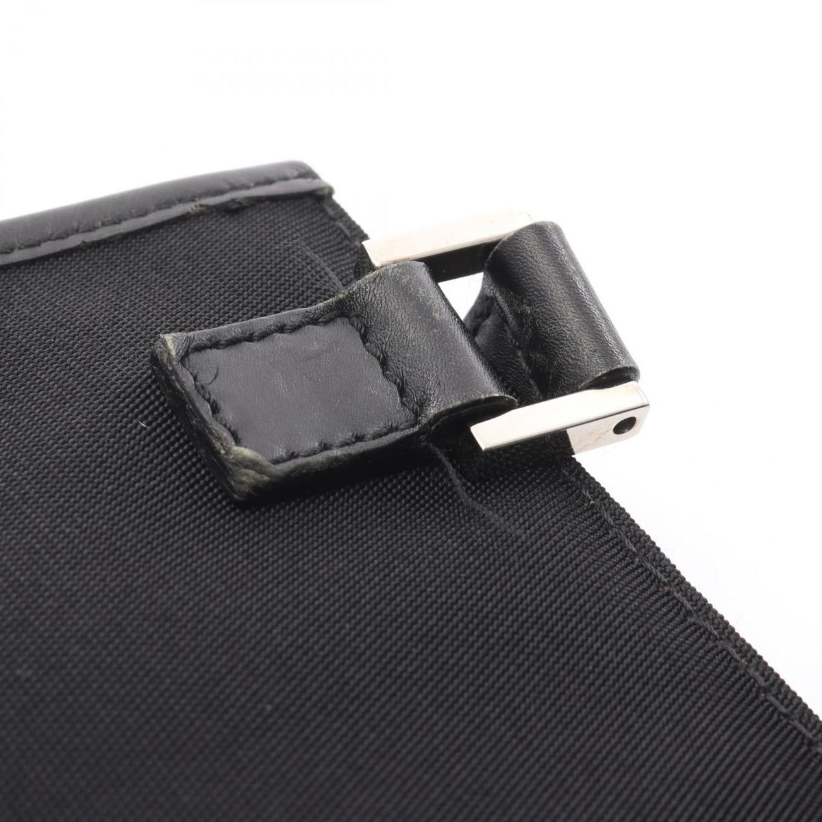 Gucci Shoulder Bag Black Canvas Leather — view 5