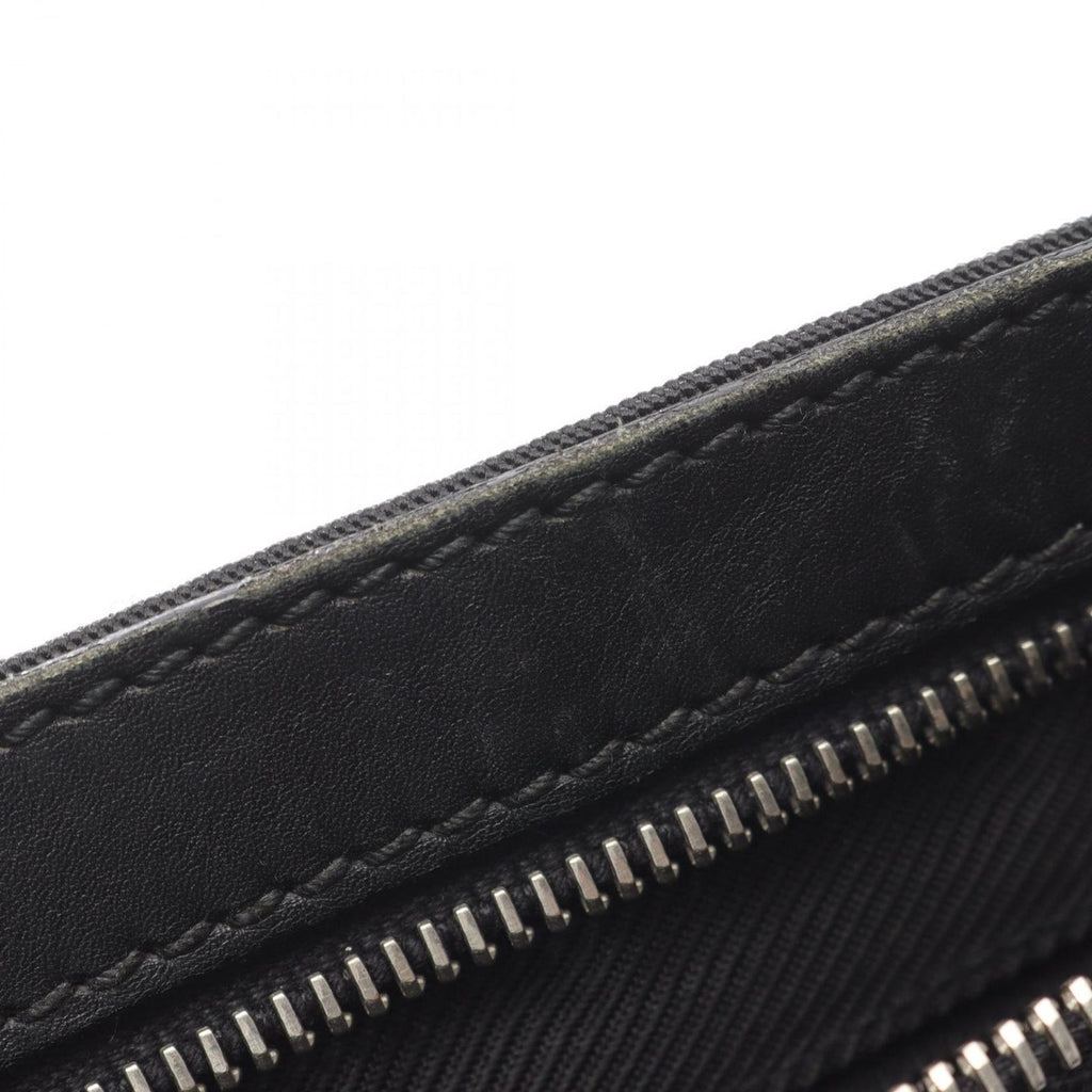 Gucci Shoulder Bag Black Canvas Leather — view 8