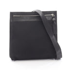 Gucci Shoulder Bag Black Canvas Leather