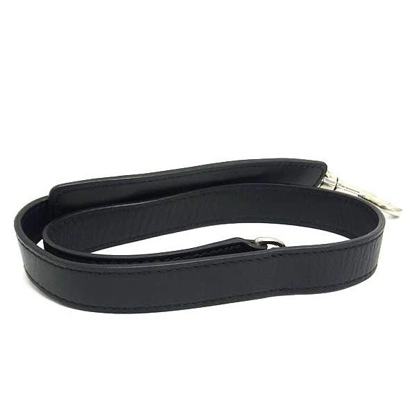 Celine Leather Shoulder Strap For Bag Belt Black — view 2