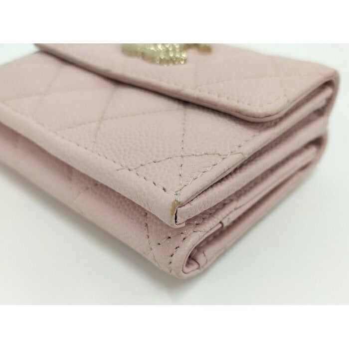 Chanel Small Wallet Ap4319 Pink Caviar — view 4