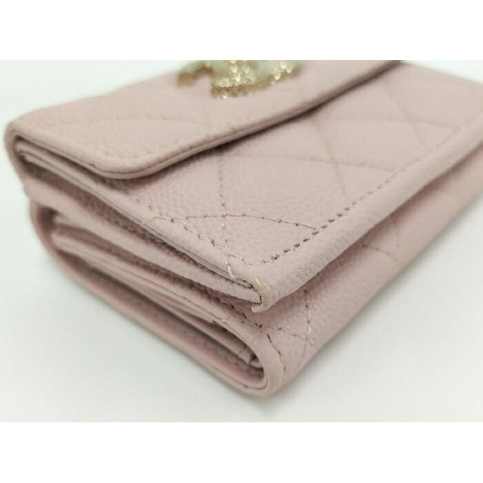 Chanel Small Wallet Ap4319 Pink Caviar — view 5
