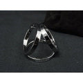 Hermes Trio Scarf Ring Closure Silver
