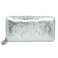 Louis Vuitton Zippy Wallet Coin Case Card Silver