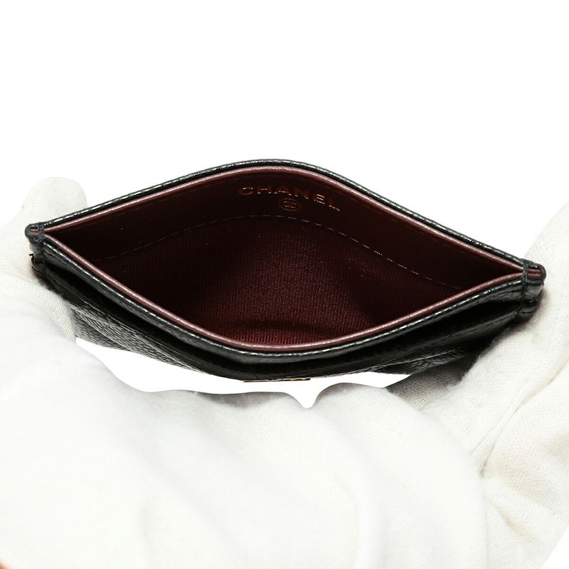 Chanel Card Case Porte-Cartes Classic Black — view 7