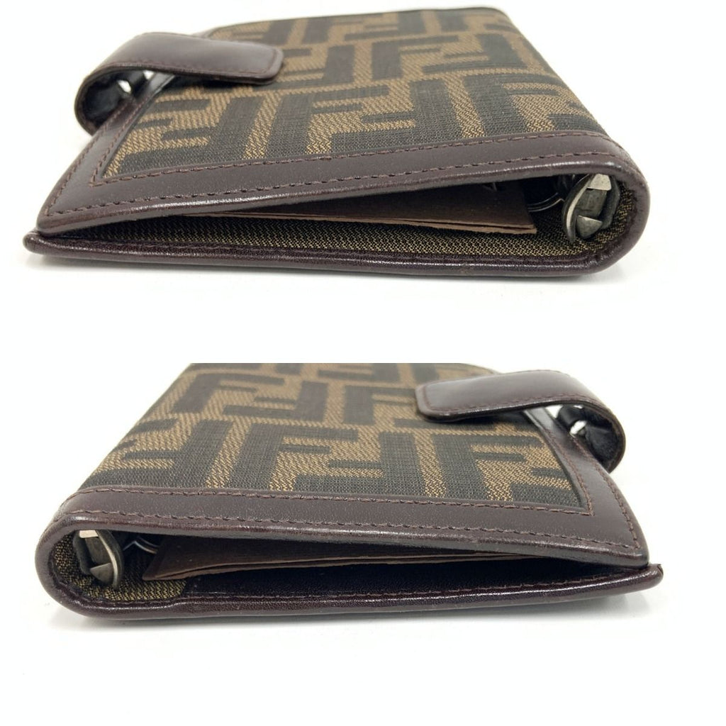 Fendi Zucca 6 Holes Notebook Cover Brown — view 4