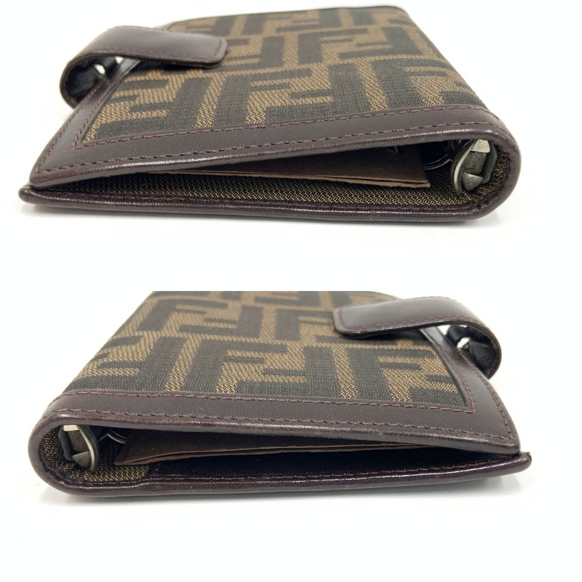 Fendi Zucca 6 Holes Notebook Cover Brown — view 4