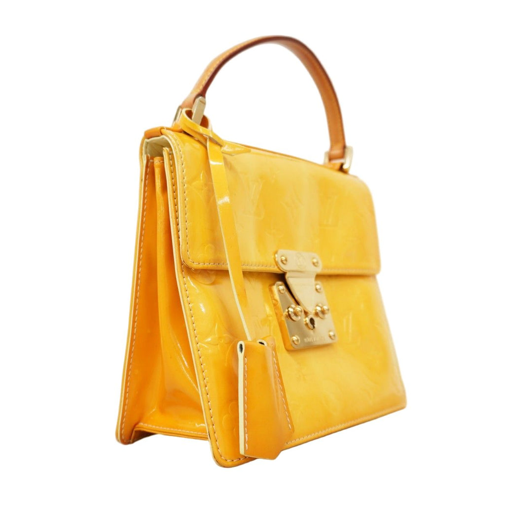 Louis Vuitton Handbag Vernis Spring Street Lime Yellow — view 2
