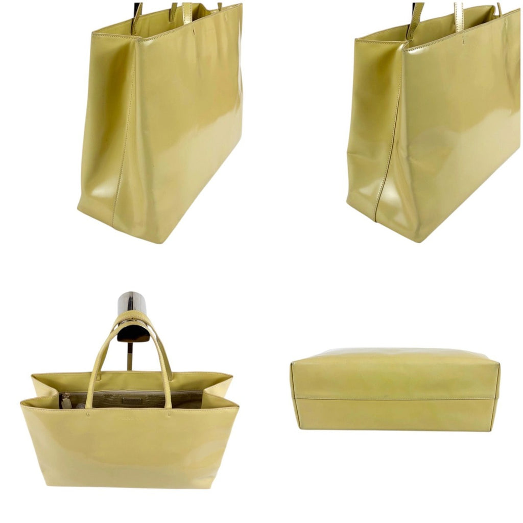 Prada Tote Logo Totes Cream — view 3