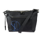 Louis Vuitton Alma Nd Messenger PM Shoulder Bag Taurillon Leather Black