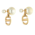 Dior CD Icon Faux Pearl Earrings
