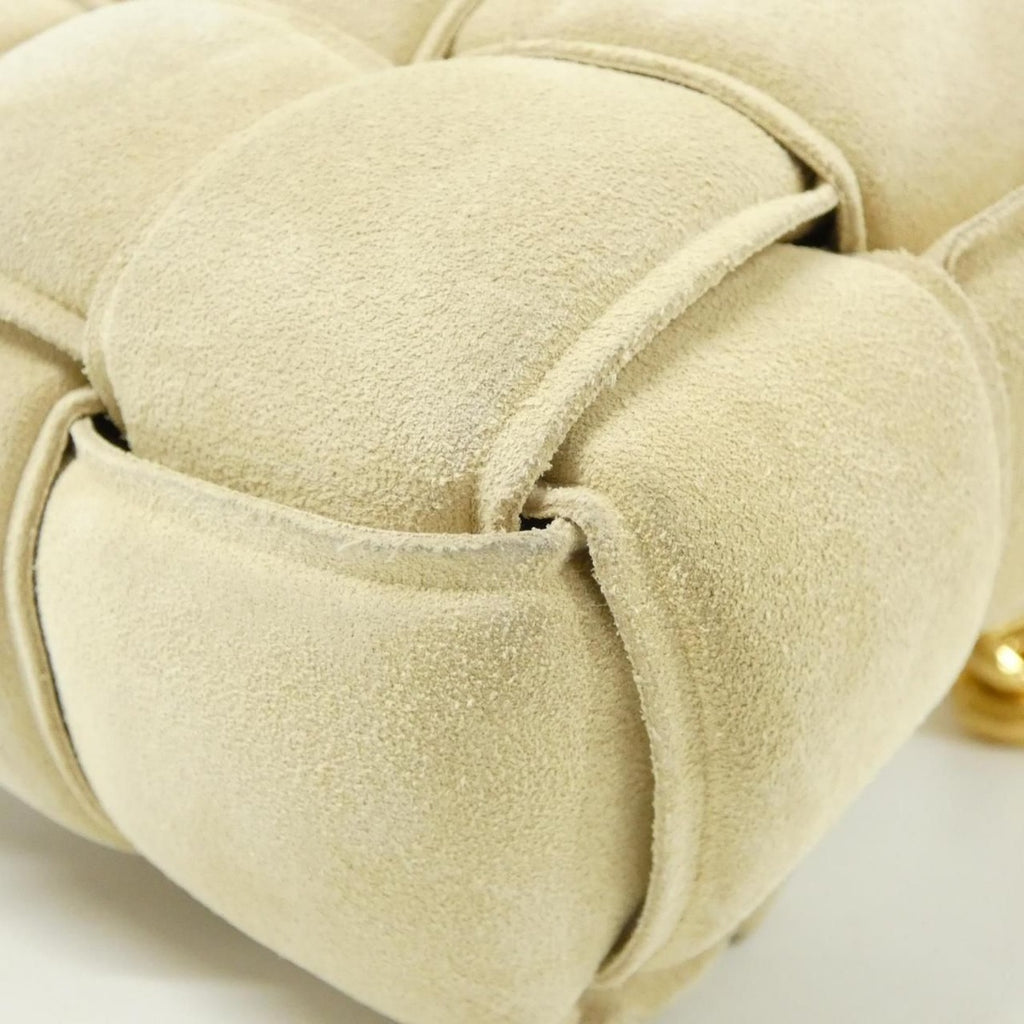 Bottega Veneta Shoulder Bag Suede Beige — view 3