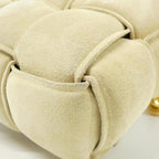 Bottega Veneta Shoulder Bag Suede Beige — view 3