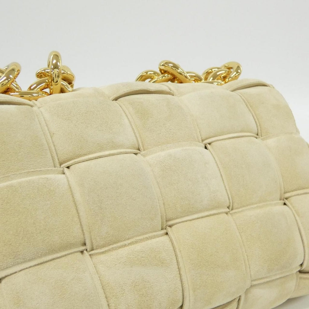 Bottega Veneta Shoulder Bag Suede Beige — view 4
